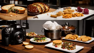 Mobile Food Photography Studio Homemade Dishes on Location