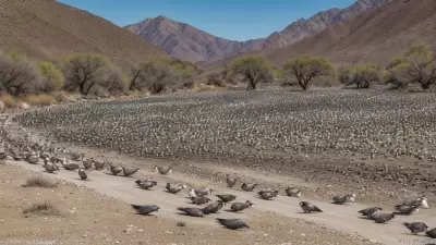 Expressive Wildlife Photography Flocking Birds in Their Natural Habitat