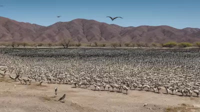 Expressive Wildlife Photography Flocking Birds in Their Natural Habitat