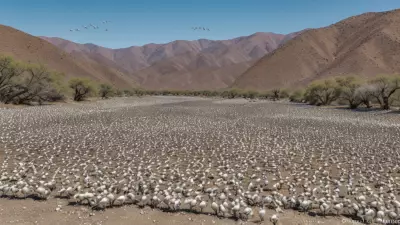 Expressive Wildlife Photography Flocking Birds in Their Natural Habitat