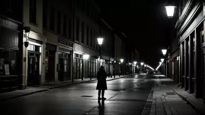 Lonely conference at a timeless street