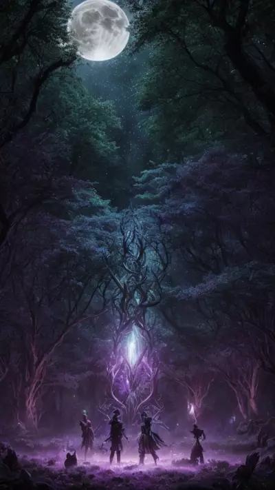 Celestial Tribes at the Moonlit Glade