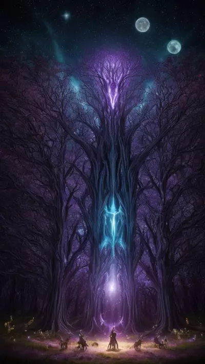 Celestial Tribes at the Moonlit Glade