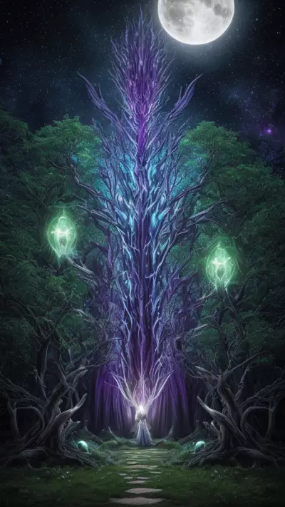 Celestial Tribes at the Moonlit Glade