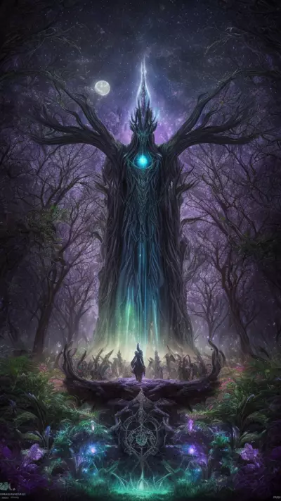 Celestial Tribes at the Moonlit Glade