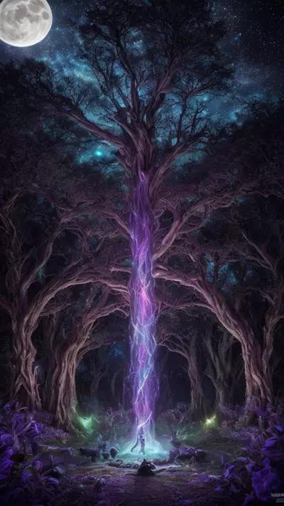Celestial Tribes at the Moonlit Glade