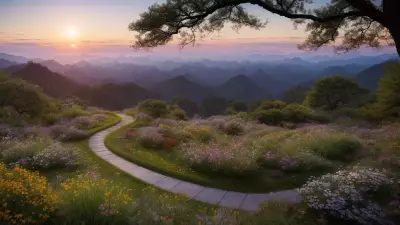 Dawn Beckons A Kinetic Journey into the Serenity of Nature