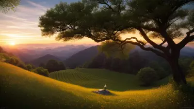 Dawn Beckons A Kinetic Journey into the Serenity of Nature