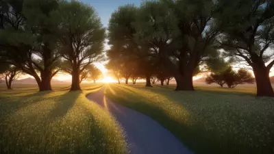 Dawn Beckons A Kinetic Journey into the Serenity of Nature