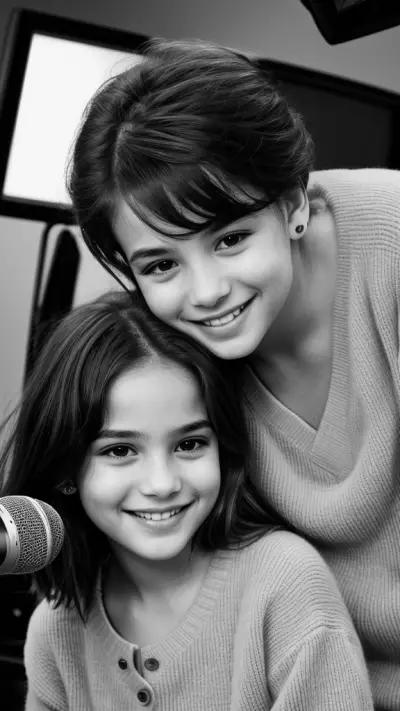Sibling Portrait Lifelong Memories in the Recording Studio