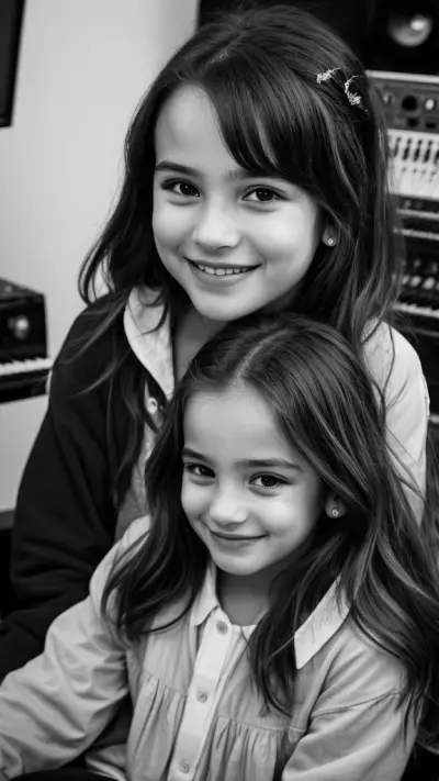 Sibling Portrait Lifelong Memories in the Recording Studio