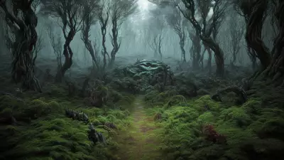 Mevok's Descent A glimpse into the alien forest