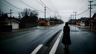 Empty Streets, Lonely Souls A Haunting Portrait of Isolation