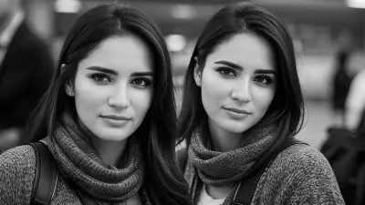 Digital Portrait at Busy Airport