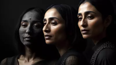 Encounters at the Palette A Portrait Guided by Shirin Neshat's Inspiration