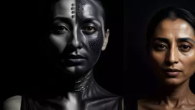 Encounters at the Palette A Portrait Guided by Shirin Neshat's Inspiration