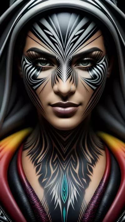 Symmetry In Chaos A Graffiti Wall Meets Rafael Grassetti's Perfect Character Design