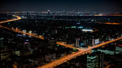 Dramatic Cityscape Reflecting the Mercurial Nature of a Teacher's Mind