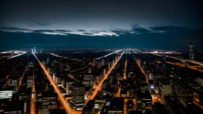 Dramatic Cityscape Reflecting the Mercurial Nature of a Teacher's Mind