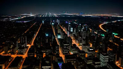 Dramatic Cityscape Reflecting the Mercurial Nature of a Teacher's Mind