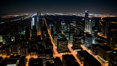 Dramatic Cityscape Reflecting the Mercurial Nature of a Teacher's Mind