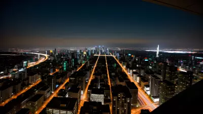 Dramatic Cityscape Reflecting the Mercurial Nature of a Teacher's Mind