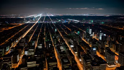 Dramatic Cityscape Reflecting the Mercurial Nature of a Teacher's Mind