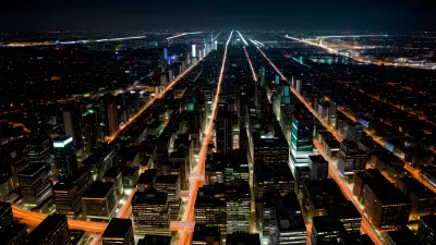 Dramatic Cityscape Reflecting the Mercurial Nature of a Teacher's Mind