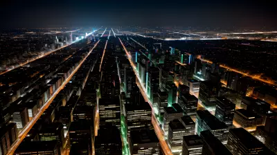 Dramatic Cityscape Reflecting the Mercurial Nature of a Teacher's Mind