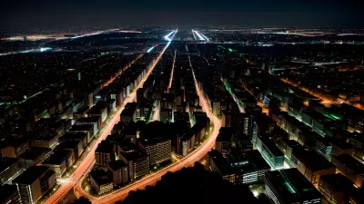 Dramatic Cityscape Reflecting the Mercurial Nature of a Teacher's Mind