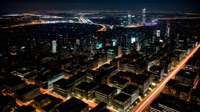 Dramatic Cityscape Reflecting the Mercurial Nature of a Teacher's Mind