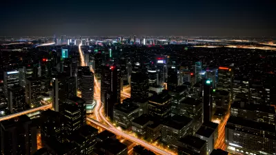 Dramatic Cityscape Reflecting the Mercurial Nature of a Teacher's Mind