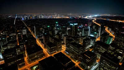 Dramatic Cityscape Reflecting the Mercurial Nature of a Teacher's Mind