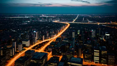 Dramatic Cityscape Reflecting the Mercurial Nature of a Teacher's Mind