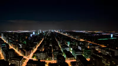 Dramatic Cityscape Reflecting the Mercurial Nature of a Teacher's Mind