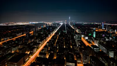 Dramatic Cityscape Reflecting the Mercurial Nature of a Teacher's Mind