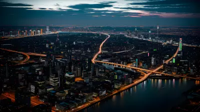 Dramatic Cityscape Reflecting the Mercurial Nature of a Teacher's Mind