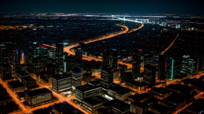 Dramatic Cityscape Reflecting the Mercurial Nature of a Teacher's Mind