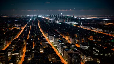 Dramatic Cityscape Reflecting the Mercurial Nature of a Teacher's Mind