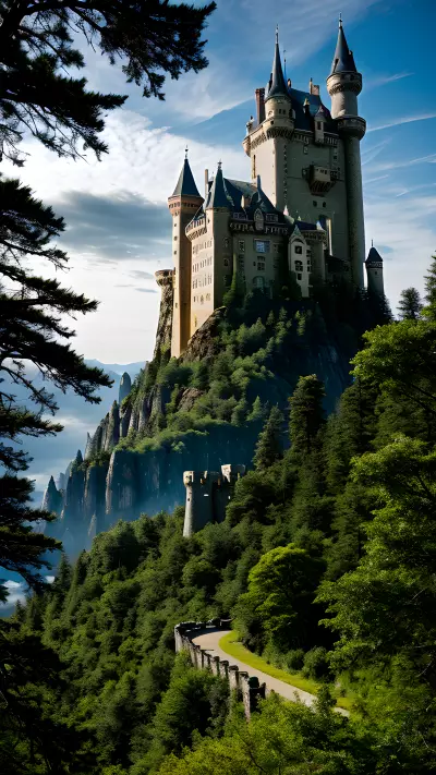 Mystical Castle   Conquering Nature's Majesty