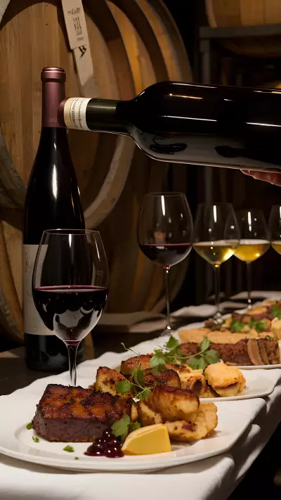 Capturing wine and dishes A photographer's journey in a winery