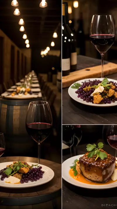 Capturing wine and dishes A photographer's journey in a winery