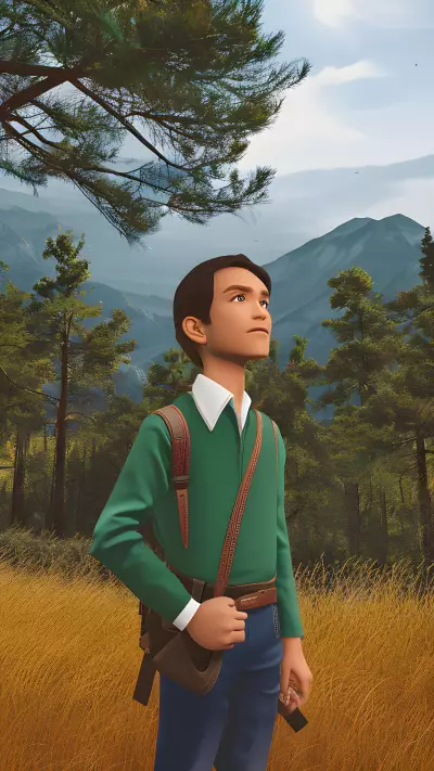 Vast Quiet Wilderness Extending for Miles