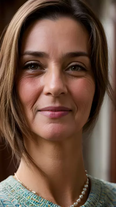 Joyful Portrait at Historic Library