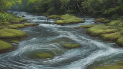 Melodic River An Artistic Interpretation of Nature's Symphony