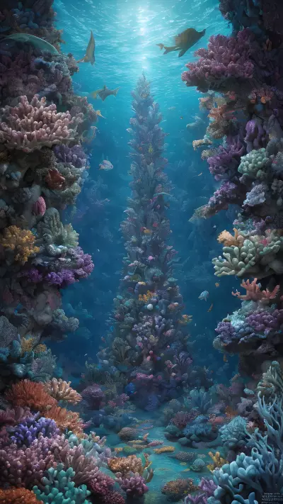 Coral Labyrinth A Colorful Underwater Adventure