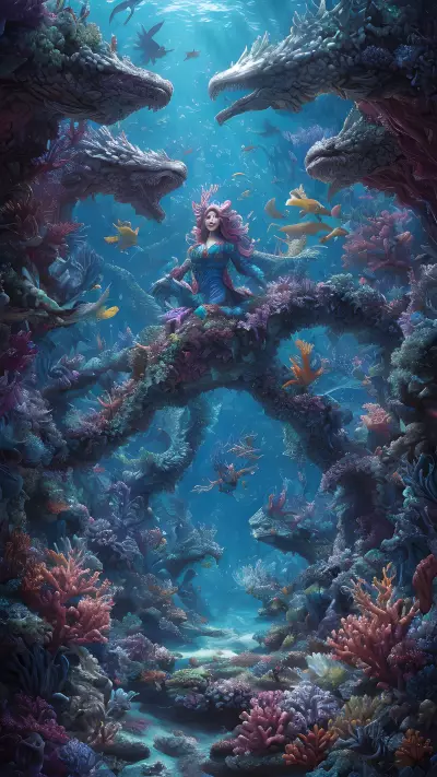 Coral Labyrinth A Colorful Underwater Adventure