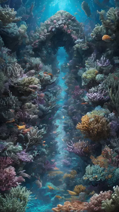 Coral Labyrinth A Colorful Underwater Adventure