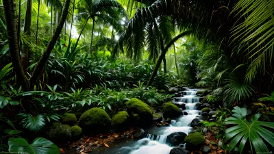 Dance of Life in the Tropical Rainforest