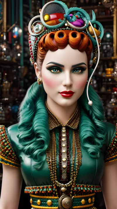 Retro Personality Eccentric Antique Shop Design